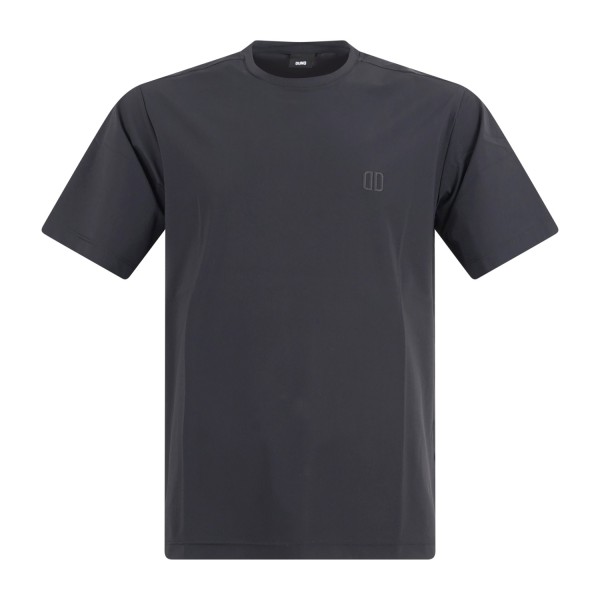 DUNO - T-shirt Nero Stryker in tessuto tecnico con logo termosaldato per uomo |
