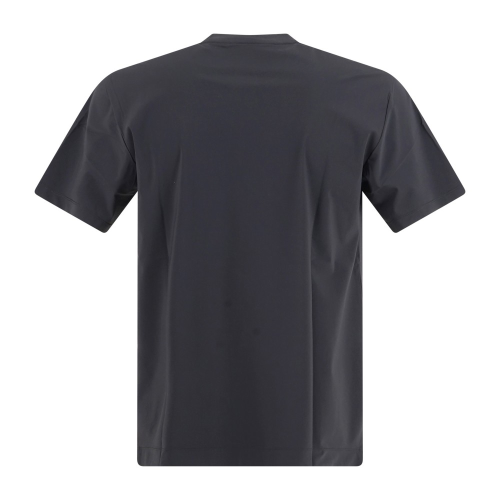 DUNO - T-shirt Nero Stryker in tessuto tecnico con logo termosaldato per uomo |