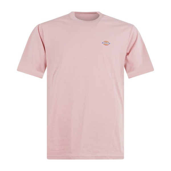 Dickies - T-shirt rosa con stampa logo sul fronte per uomo | dk0a4xdbl471