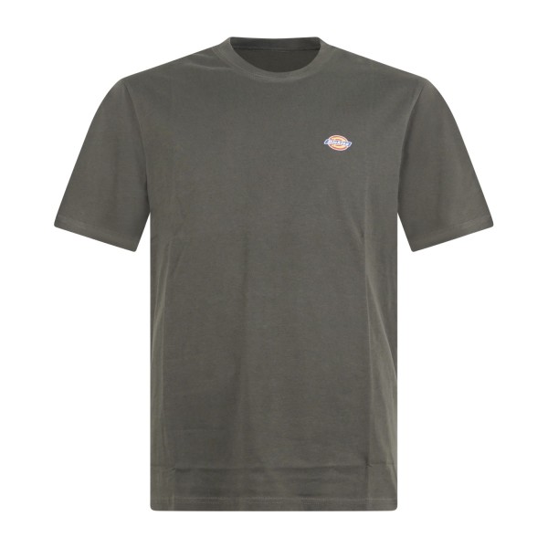 Dickies - T-shirt verde Mapleton con stampa logo sul fronte per uomo |