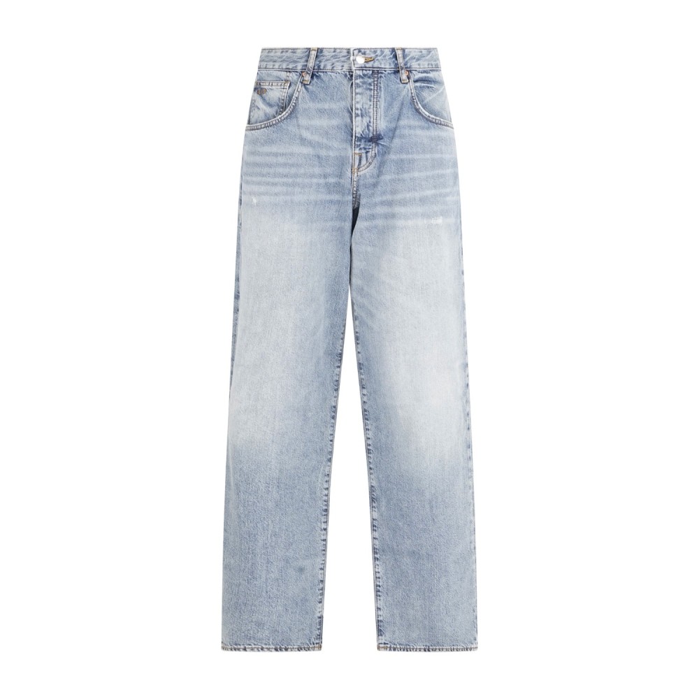 Armani Exchange - Jeans denim chiaro 5 tasche baggy fit per uomo | xm000076