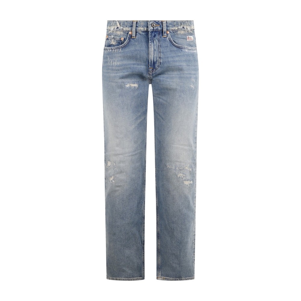 Roy Roger's - Jeans denim chiaro 5 tasche Cult Wide Kurt loose fit per uomo |