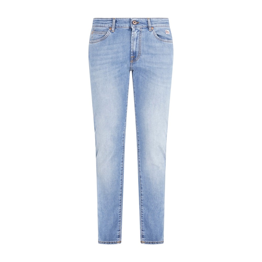 Roy Roger's - Jeans denim chiaro 517 Wash 57 Denim slim fit per uomo |