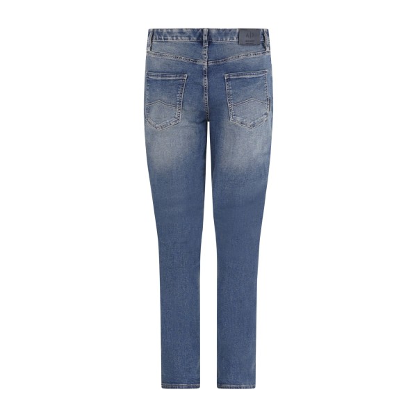 Armani Exchange - Jeans denim medio 5 tasche cotton slim fit per uomo |