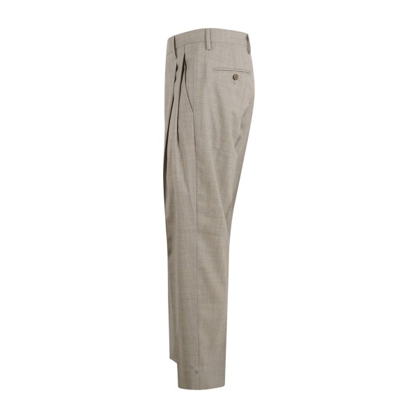 Briglia 1949 - Pantalone beige Arnos tasca a filo in fresco lana "Vitale