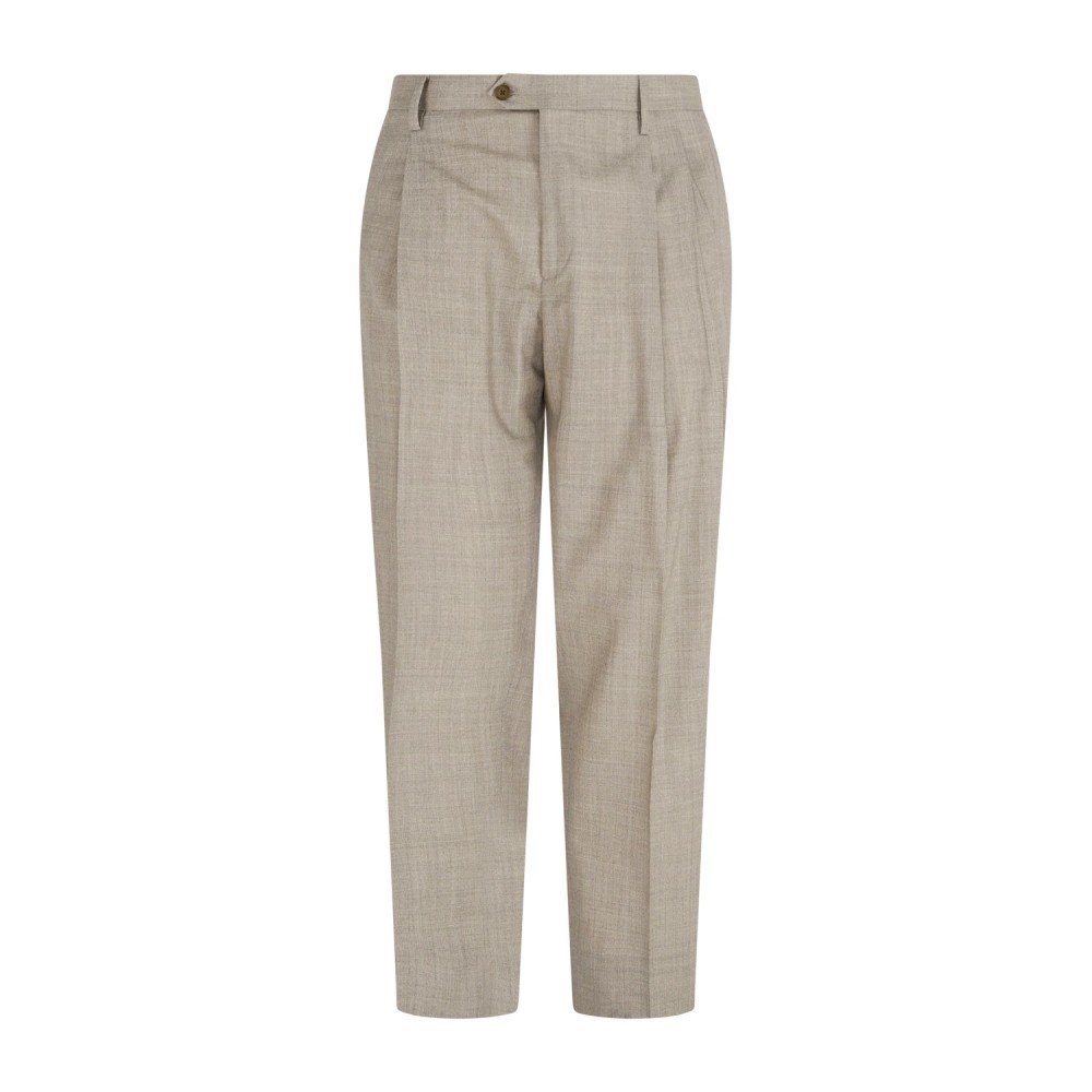 Briglia 1949 - Pantalone beige Arnos tasca a filo in fresco lana "Vitale