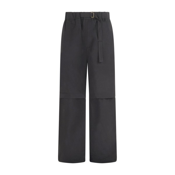 Richmond X - Pantalone nero Ionia taglio dritto con elastico in vita e