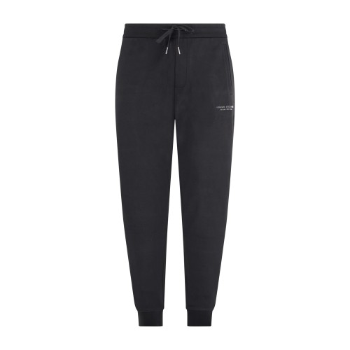 Armani Exchange - Pantalone tuta nera con logo sulla gamba per uomo | xm001299