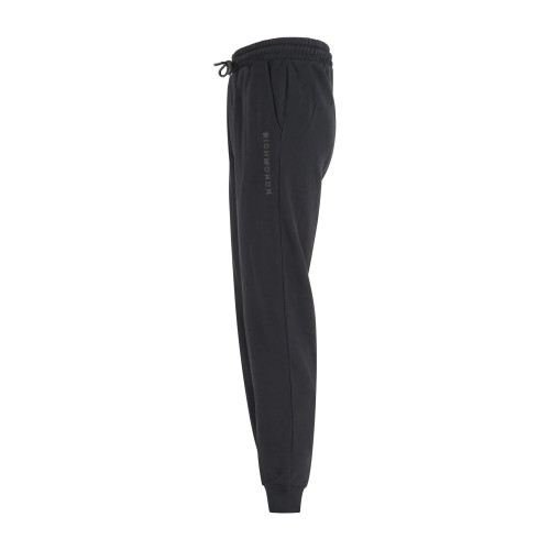 Richmond X - Pantalone tuta nero Sekhu con stampa logo gommato per uomo | 2
