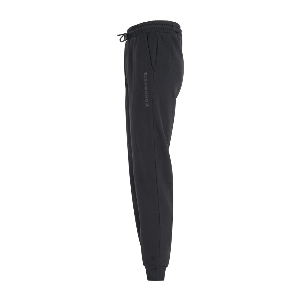 Richmond X - Pantalone tuta nero Sekhu con stampa logo gommato per uomo |