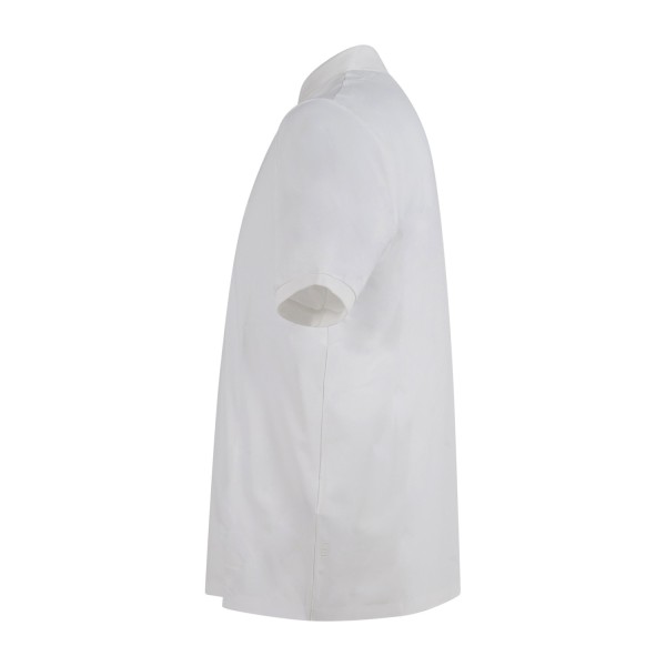 DUNO - Polo bianca Virix in tessuto tecnico con logo termosaldato per uomo |