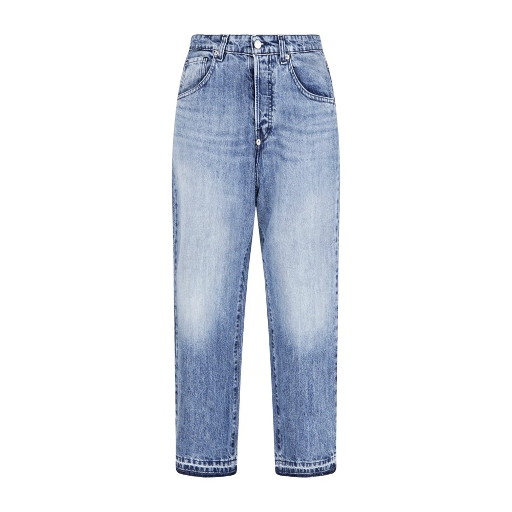 I'm Brian - Jeans denim chiaro 5 tasche carrot fit per uomo | brad l3/26 denim