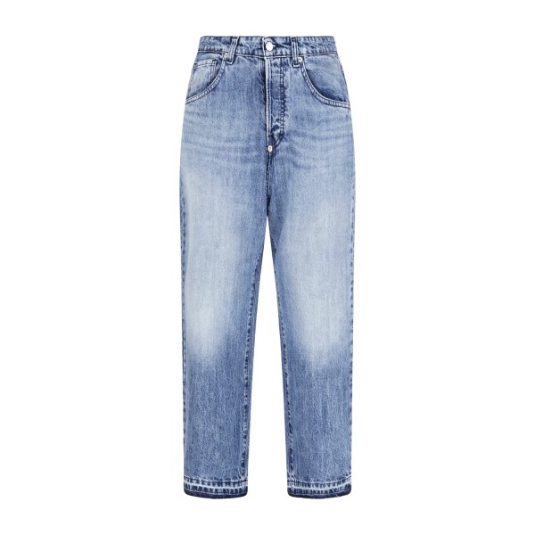 I'm Brian - Jeans denim chiaro 5 tasche carrot fit per uomo | brad l3/26 denim