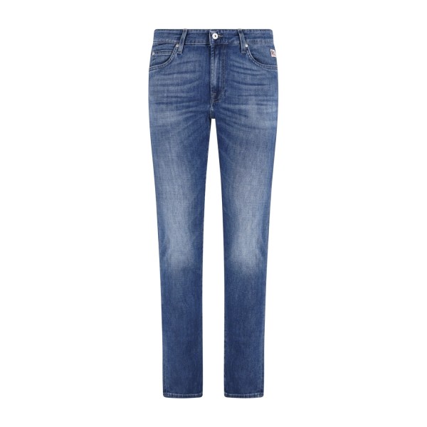 Roy Roger's - Jeans denim medio 517 Travis Soft 5 tasche slim fit per uomo |