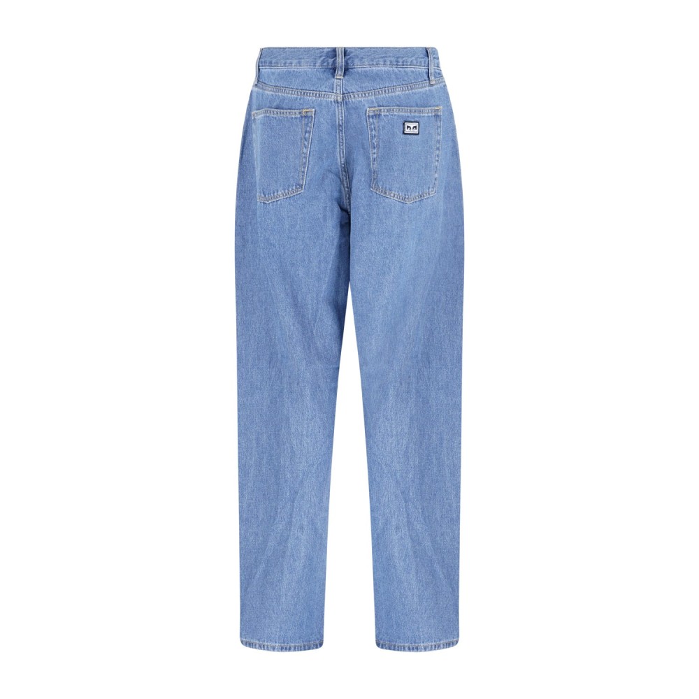 Obey - Jeans denim medio Emerson 5 tasche loose fit per uomo | 142010117 sbw
