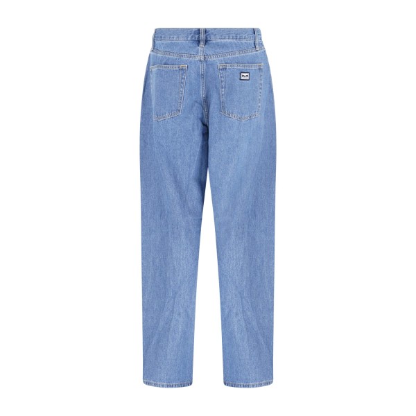 Obey - Jeans denim medio Emerson 5 tasche loose fit per uomo | 142010117 sbw