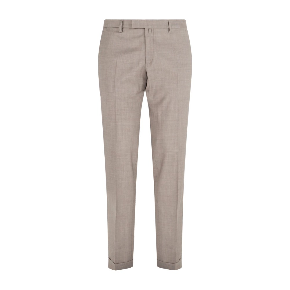 Briglia 1949 - Pantalone beige Bg03s tasca a filo in lana per uomo | bg03s