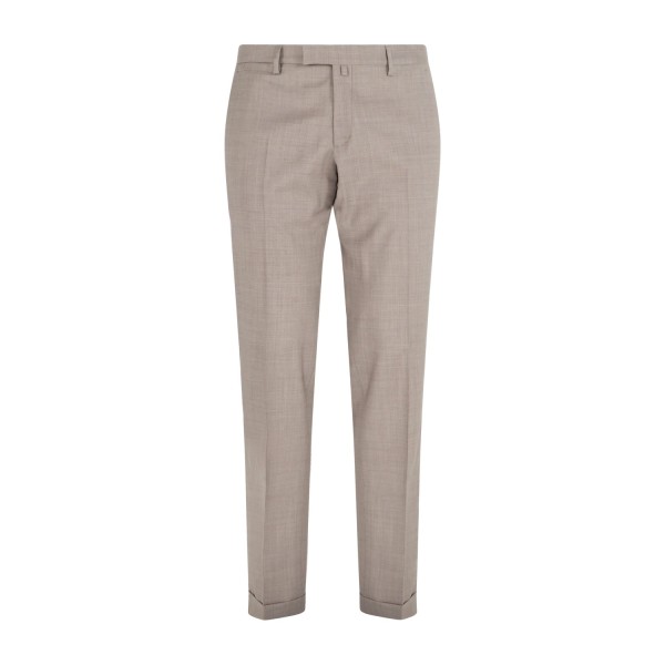 Briglia 1949 - Pantalone beige Bg03s tasca a filo in lana per uomo | bg03s
