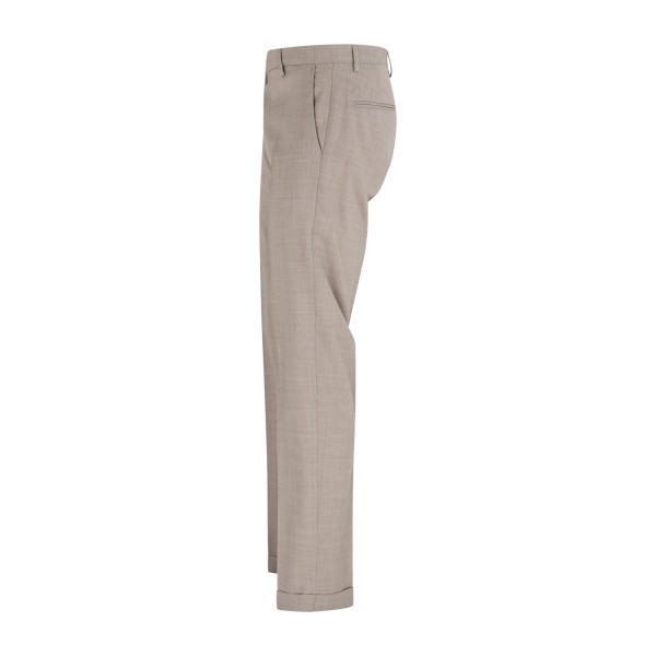 Briglia 1949 - Pantalone beige Bg03s tasca a filo in lana per uomo | bg03s