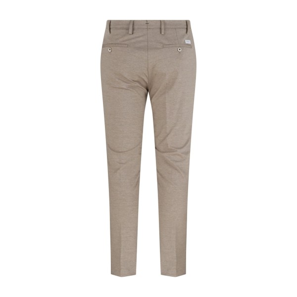 Barbati - Pantalone beige Cyrus in jersey slim fit per uomo | p-cyrus-s 126761