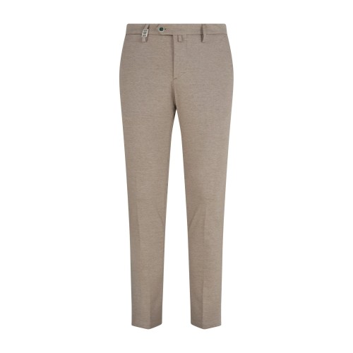 Barbati - Pantalone beige Cyrus in jersey slim fit per uomo | p-cyrus-s 126761
