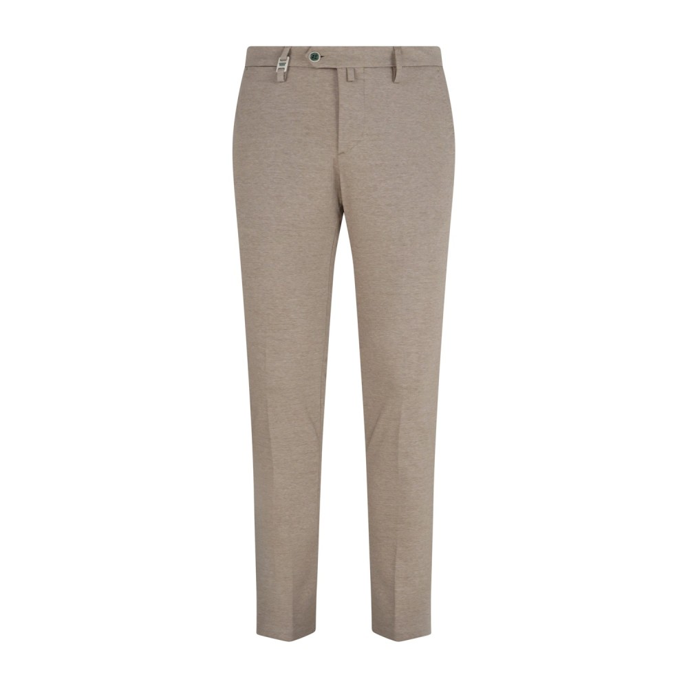 Barbati - Pantalone beige Cyrus in jersey slim fit per uomo | p-cyrus-s 126761
