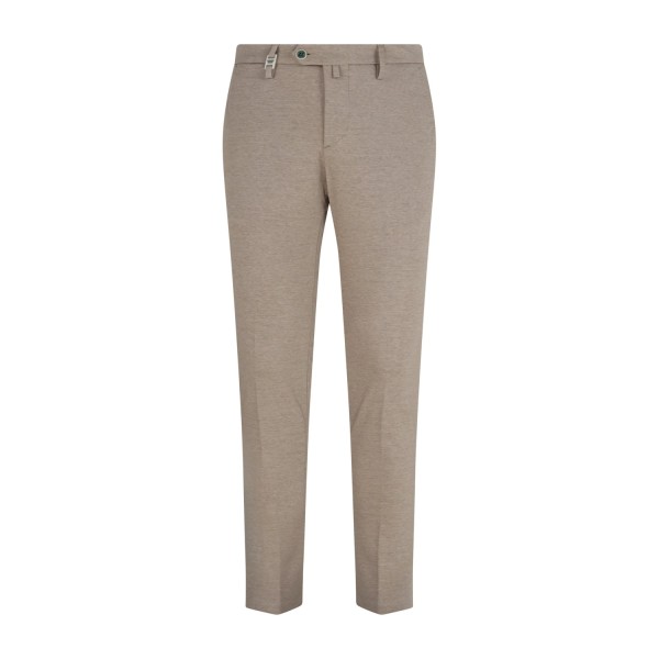 Barbati - Pantalone beige Cyrus in jersey slim fit per uomo | p-cyrus-s 126761