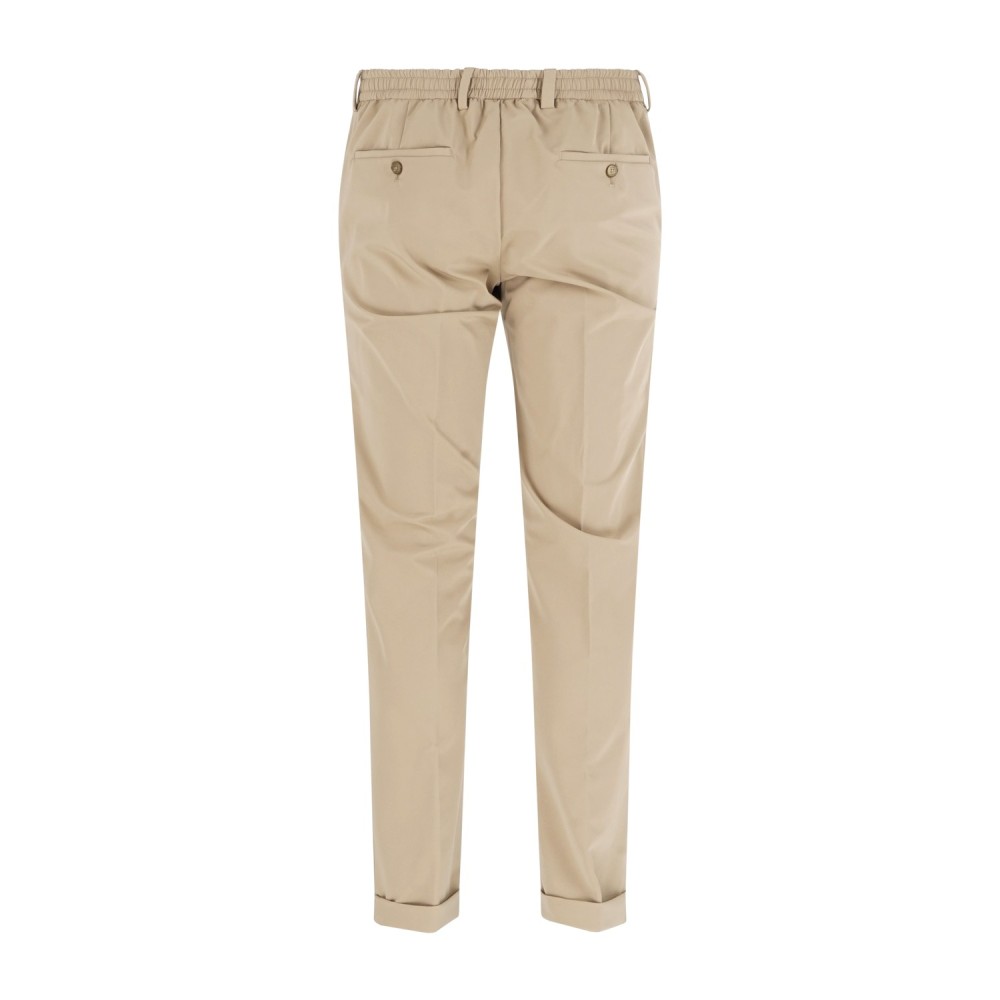 Briglia 1949 - Pantalone beige Montrealp tasca a filo in tessuto tecnico con