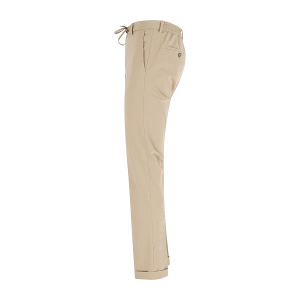 Briglia 1949 - Pantalone beige Montrealp tasca a filo in tessuto tecnico con