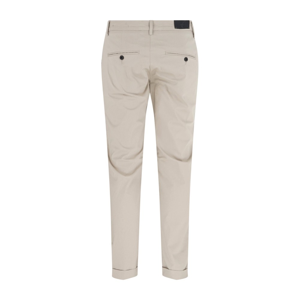 Camouflage - Pantalone beige tasche a filo in tessuto tecnico per uomo | chinos