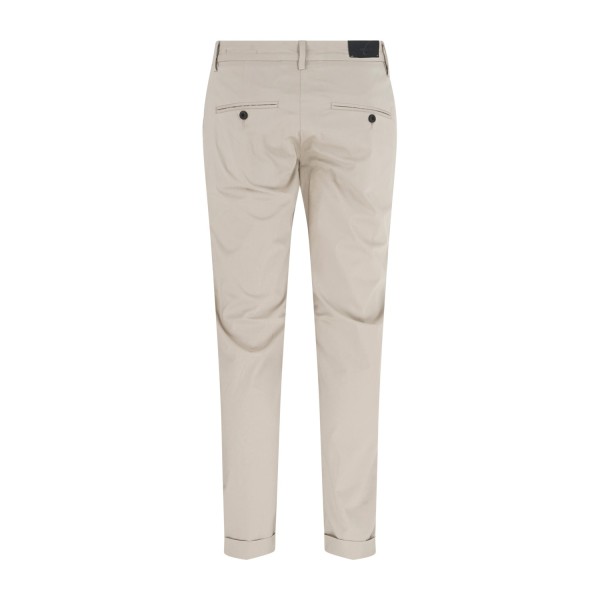 Camouflage - Pantalone beige tasche a filo in tessuto tecnico per uomo | chinos