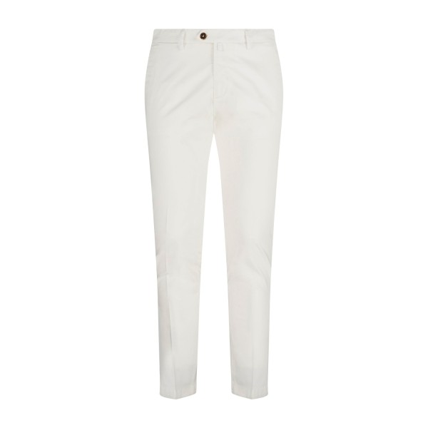 Briglia 1949 - Pantalone bianco BG04 tasca a filo in cotone per uomo | bg04