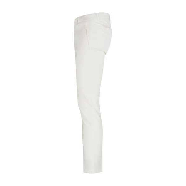 Briglia 1949 - Pantalone bianco BG04 tasca a filo in cotone per uomo | bg04