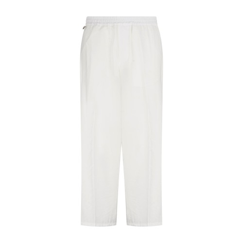 Marsem - Pantalone bianco con elastico in vita per uomo | p070ss26 t279 011burro