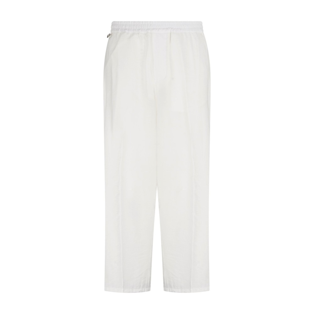 Marsem - Pantalone bianco con elastico in vita per uomo | p070ss26 t279 011burro