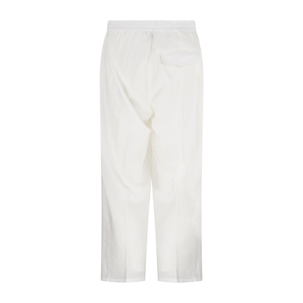 Marsem - Pantalone bianco con elastico in vita per uomo | p070ss26 t279 011burro