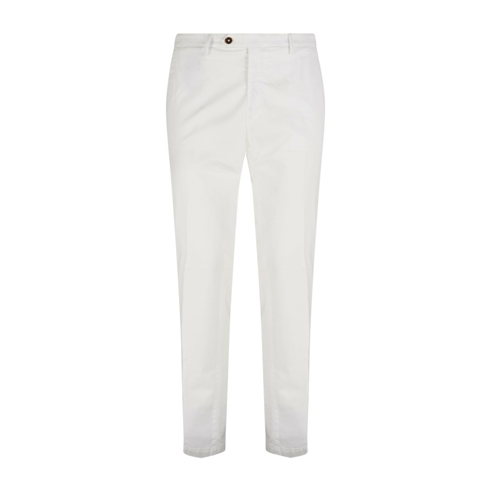 Briglia 1949 - Pantalone bianco Naviglio tasca a filo in cotone per uomo |