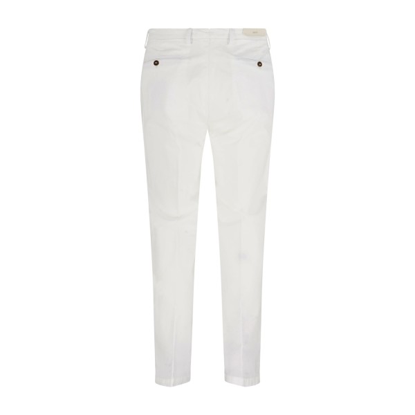 Briglia 1949 - Pantalone bianco Naviglio tasca a filo in cotone per uomo |