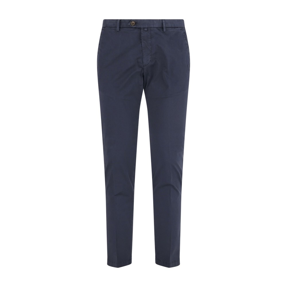 Briglia 1949 - Pantalone blu BG04 tasca a filo in cotone per uomo | bg04 300127