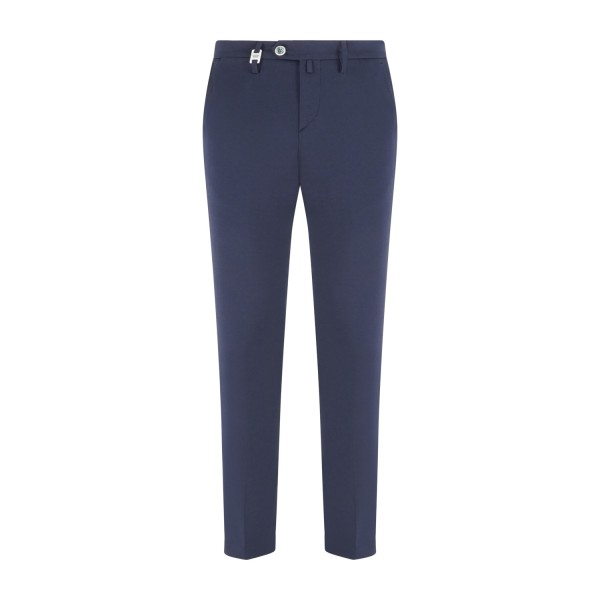 Barbati - Pantalone blu Cyrus in jersey slim fit per uomo | p-cyrus-s 126761 89