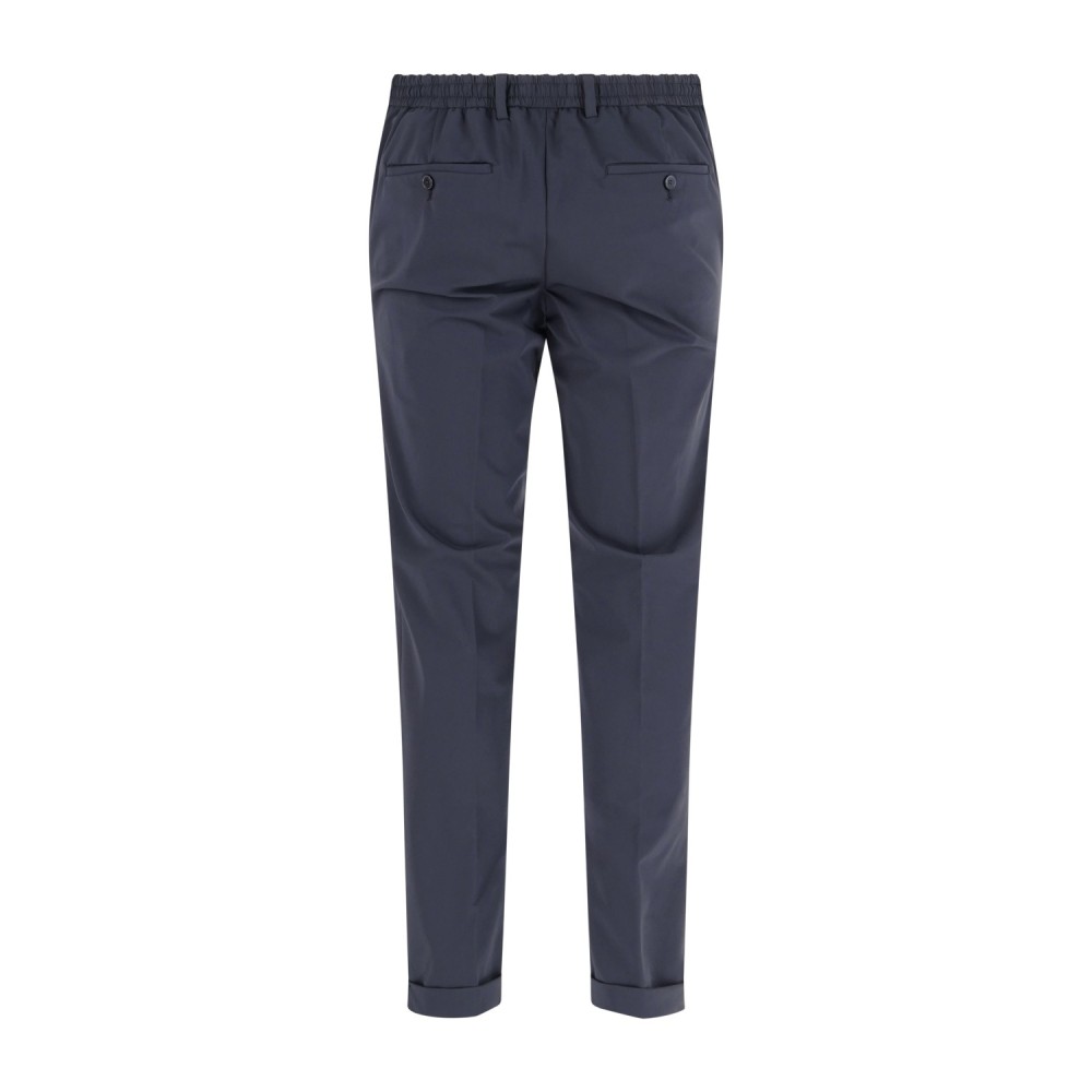 Briglia 1949 - Pantalone blu Montrealp tasca a filo in tessuto tecnico con