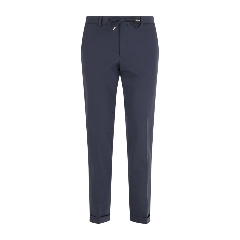 Briglia 1949 - Pantalone blu Montrealp tasca a filo in tessuto tecnico con