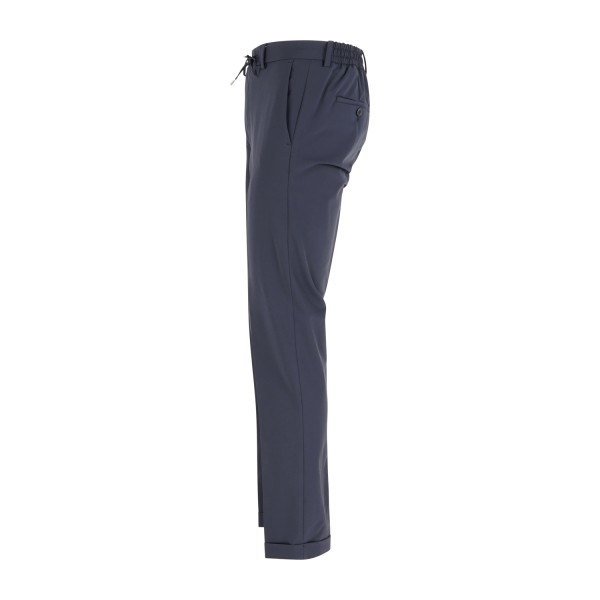 Briglia 1949 - Pantalone blu Montrealp tasca a filo in tessuto tecnico con