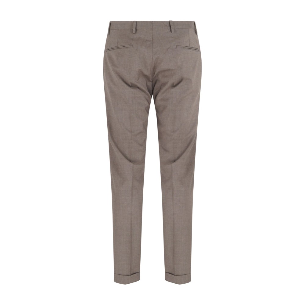 Briglia 1949 - Pantalone marrone Bg03s tasca a filo in lana per uomo | bg03s