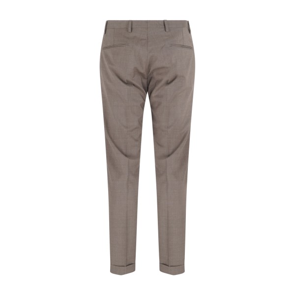 Briglia 1949 - Pantalone marrone Bg03s tasca a filo in lana per uomo | bg03s