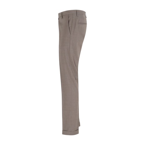 Briglia 1949 - Pantalone marrone Bg03s tasca a filo in lana per uomo | bg03s 2