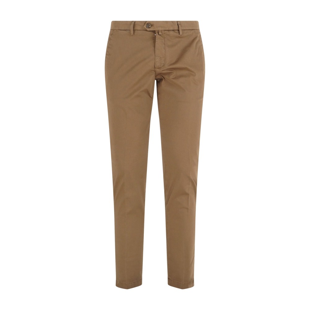 Briglia 1949 - Pantalone marrone BG04 tasca a filo in cotone per uomo | bg04
