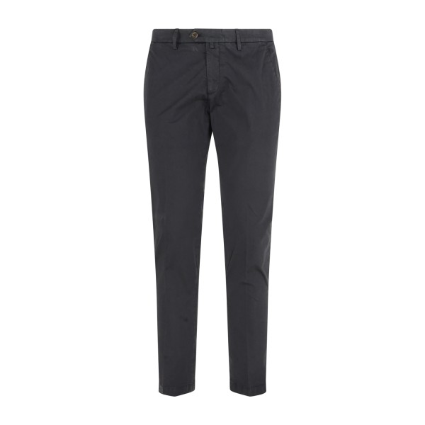 Briglia 1949 - Pantalone nero BG04 tasca a filo in cotone per uomo | bg04