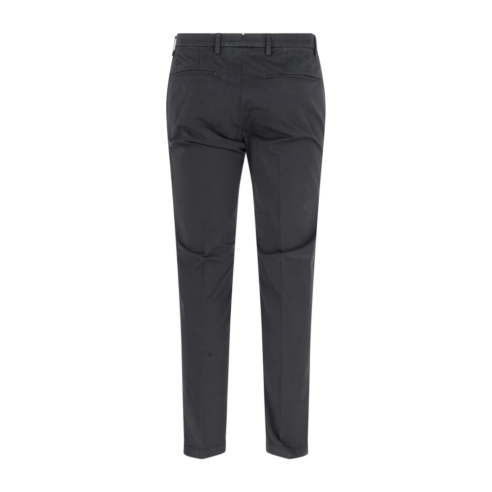 Briglia 1949 - Pantalone nero BG04 tasca a filo in cotone per uomo | bg04