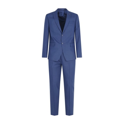 Barbati - Abito azzurro Jhon monopetto per uomo | ab-jhon-d7 126951 4984 bluette